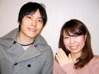 婚約指輪（エンゲージリング）・結婚指輪（マリッジリング）の舩津様カップル