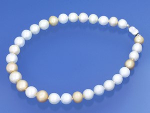 南洋マルチ真珠ネックレス（ジュエリー・宝石）