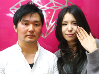 婚約指輪(エンゲージリング)・結婚指輪(マリッジリング)の川野様カップル