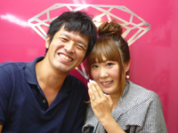 婚約指輪(エンゲージリング)・結婚指輪(マリッジリング)の新子様カップル