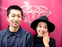 婚約指輪(エンゲージリング)・結婚指輪(マリッジリング)の鈴木様カップル
