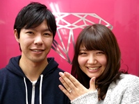 婚約指輪(エンゲージリング)・結婚指輪(マリッジリング)の沖田様カップル