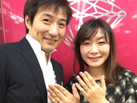 婚約指輪(エンゲージリング)・結婚指輪(マリッジリング)の谷山様カップル