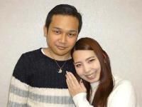 婚約指輪(エンゲージリング)・結婚指輪(マリッジリング)の浅川様カップル