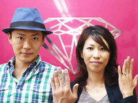 御徒町の上野本店で婚約指輪(エンゲージリング)ご購入のお客様