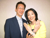 銀座本店で婚約指輪(エンゲージリング)ご購入のお客様